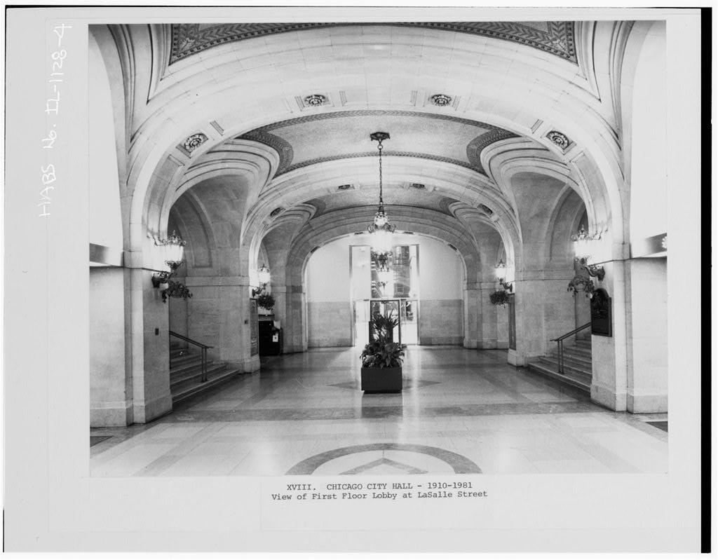 early 20th century original ornamental cast bronze holabird and roche-designed chicago city hall building elevator surround