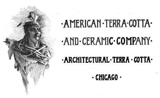 early 20th century exterior chicago commercial building white glazed terra cotta base-relief plaque featuring winged griffins