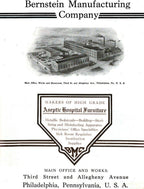 highly slight after early 20th century oversized cast iron and steel hospital operating room medical supply cabinet with cabriole legs and large beveled panes of glass
