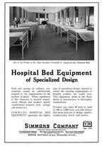 original single four-legged pressed and folded steel antique american simmons diminutive desks or side tables with single pull-out drawer