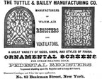 highly ornate 1870's antique american cast iron residential salvaged chicago floor register or grate with intact louvers