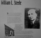 william l. steele-designed speckled glazed "sullivanesque" exterior building terra cotta ornament with distinctive v-shape
