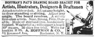 hard to find original antique early 20th century american industrial three-legged freestanding "peerless" drafting table base with custom zebra wood display box