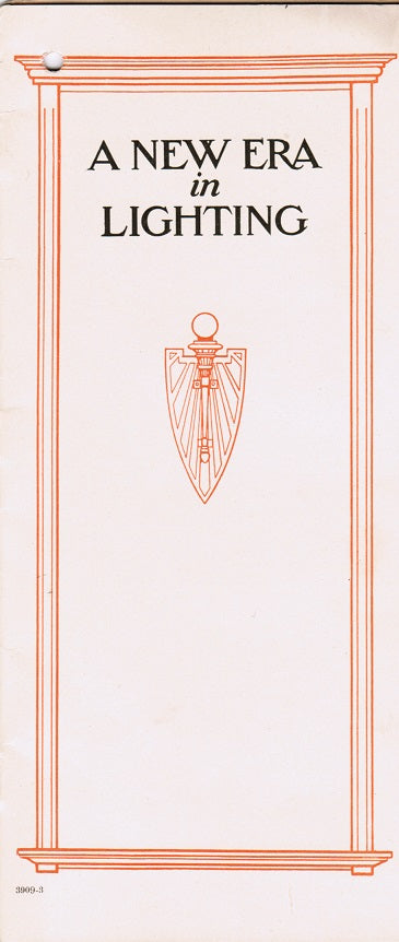 rare softbound brochure titled “a new era in lighting” published in 1911 for general electric