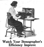 all original and completely intact hard to find american antique industrial "uhl art steel" cold-rolled steel roll top stenographer workstation with largely intact oxidized copper finish