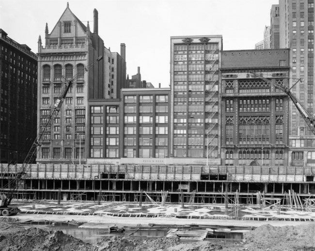 musuem-quality ornamental cast iron louis h. sullivan-designed 19th century gage building exterior storefront facade stringcourse section