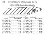 unusually small early 20th century salvaged chicago exterior factory building rooftop skylight with opposed ventilator pipes