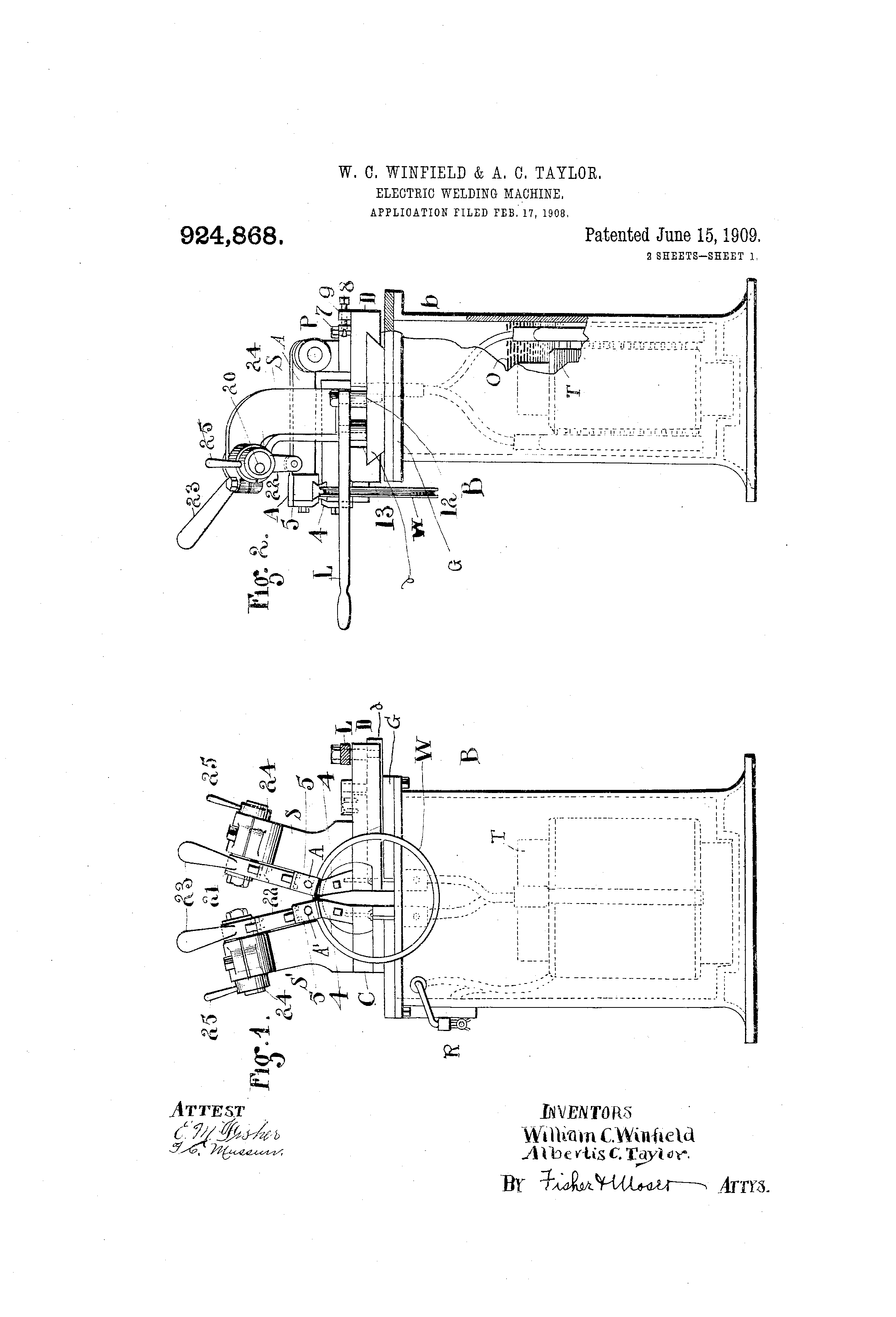 original early 20th century antique american industrial ornamental cast iron winfield spot-welding machine control panel with surrounding greek fret raised border