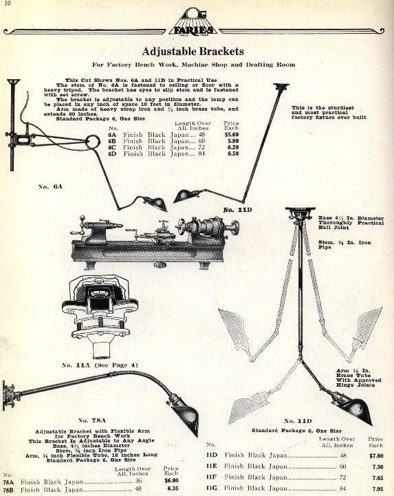 original early 20th century salvaged chicago fully adjustable faries desk, ceiling, or wall articulating lamp with green enameled reflector