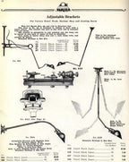 seldom found and highly sought after antique american industrial fully adjustable faries factory machine shop lamp
