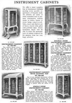 refinished single hinged door vintage c. 1911 american medical hospital room brushed steel instrument cabinet with detachable undershelf