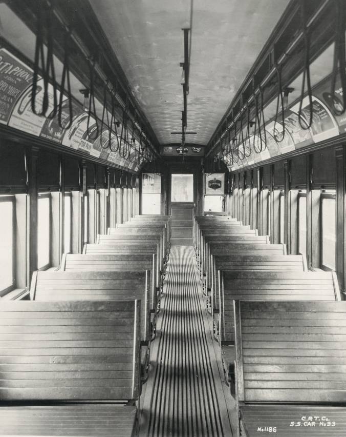 rare depression era antique american chicago transit authority elevated station or passenger car "read as you ride" seat back brochure or map holder comprise of metal with crazed paint