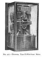 museum quality early 20th century 2000 amp direct current thomson watthour recording meter from pope building in chicago's printer's row