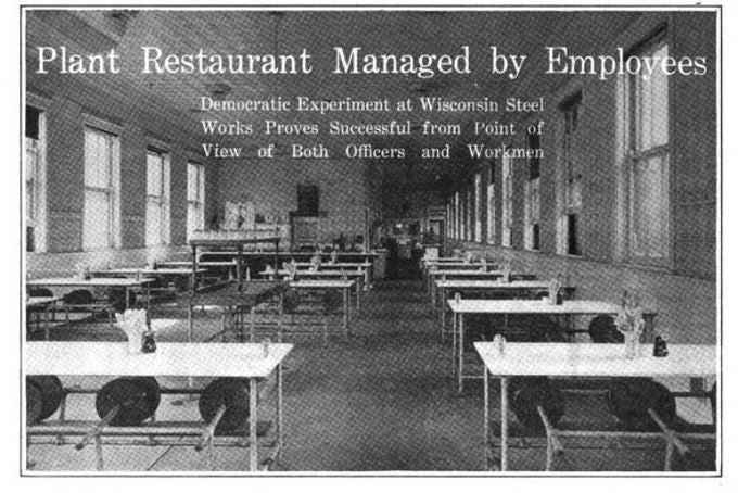 original c. 1919 american antique industrial wisconsin steel works factory lunch hall folding seat table with refinished maple wood top