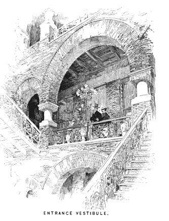 rare museum-quality original 19th century winslow brothers ornamental cast iron minneapolis public library staircase baluster with flanking stanchions