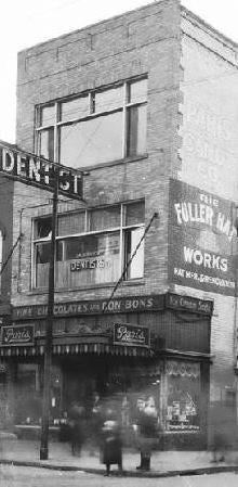 highly sought after original 19th century antique american folkart "dentist" trade sign with gilded wood lettering