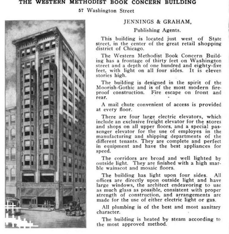 original 1899 historically important white glazed western methodist book concern building ornamental terra cotta sullivanesque spandrel panel