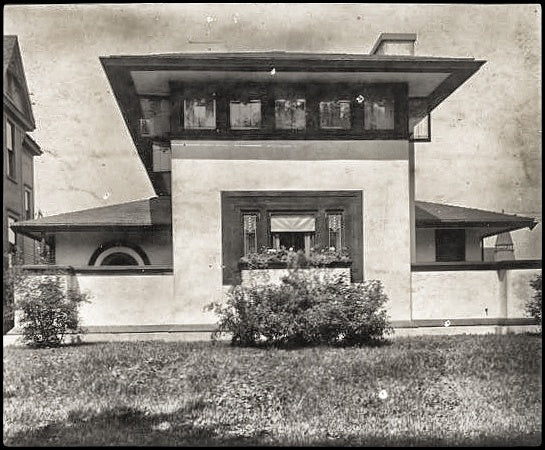 original museum quality documented american early 20th century joseph j. walser leaded art glass window with chevron design motifs