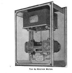 late 19th or early 20th century antique american industrial commwealth-edison chicago electric substation "g2" thomson watthour recording meter
