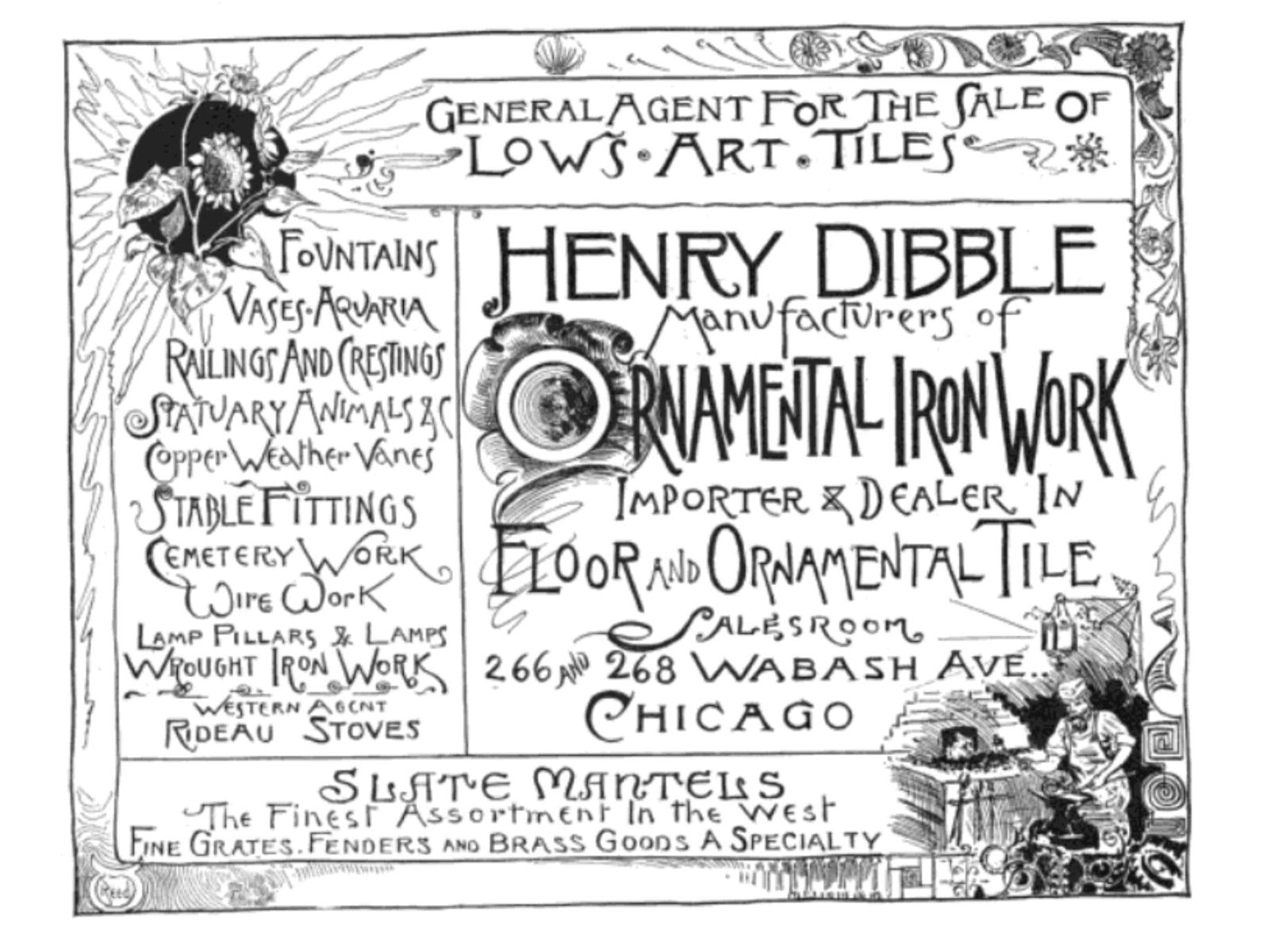 original and intact 1870's post-fire chicago italianate residence ornamental cast iron summer cover and matching surround