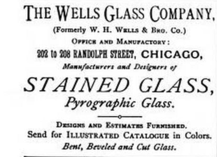 1880's richly colored arch top victorian era salvaged chicago residential stained glass lunette window with several jewels and textured cathedral glass