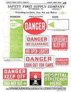 unique c. 1930's american industrial hand-painted new york city subway transit worker portable first aid kit box with drop handle
