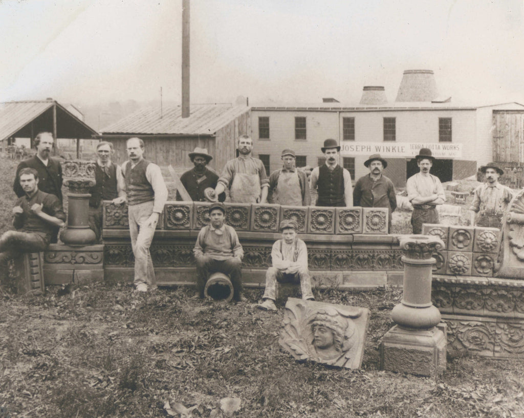 rare winkle red slip terra cotta salesman sample