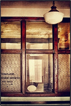 original documented flush mount interior single electric pendant light fixture salvaged from the historically important daniel burnham-designed reliance building