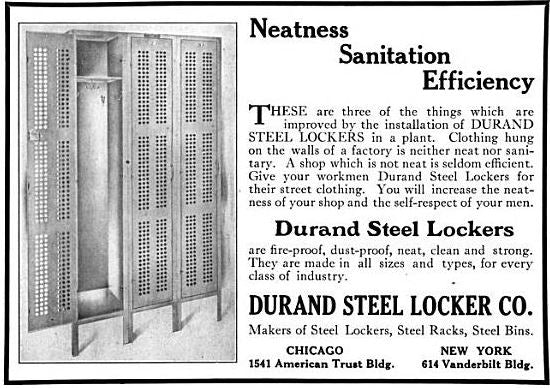 group of three early 20th century american industrial baked black enameled cast iron patented interior durand locker hooks