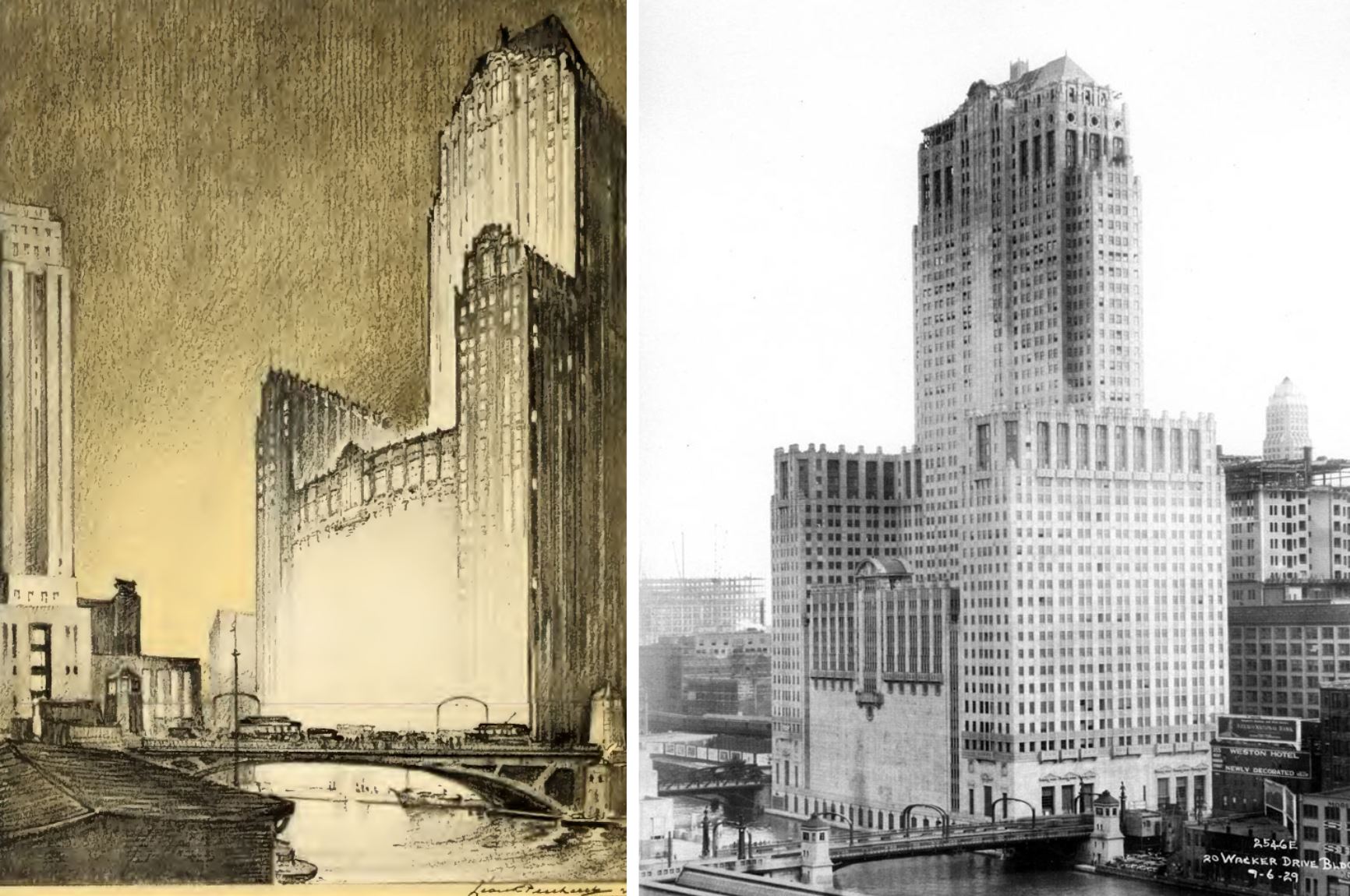 group of matching original civic opera house or building interior passenger elevator operator wall-mounted mirrors