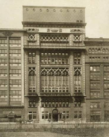 single-sided historically important hand-carved h.i. cobb-designed chicago athletic club association building varnished mahogany wood trimwork fragment with allover crazing