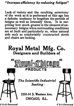 c. 1940's american industrial red enameled pressed and folded steel four-legged diminutive multi-purpose stool