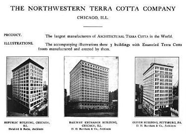 hard to find original early 20th century northwestern terra cotta company white glazed rearing lion advertising "salesman sample"