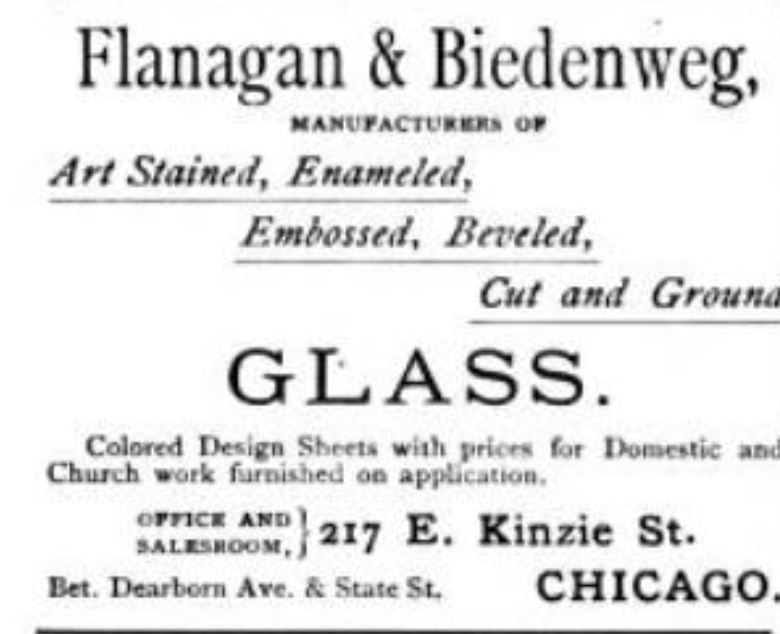 original 1880's salvaged chicago interior residential richly colored variegated stained glass transom window