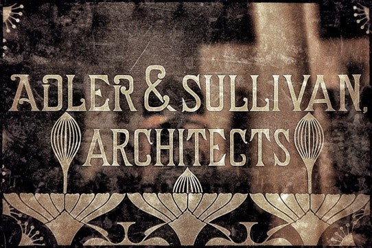 original gold enameled cast plaster museum-quality louis h. sullivan-designed "thistle" pattern auditorium hotel and theater building salvaged fragment